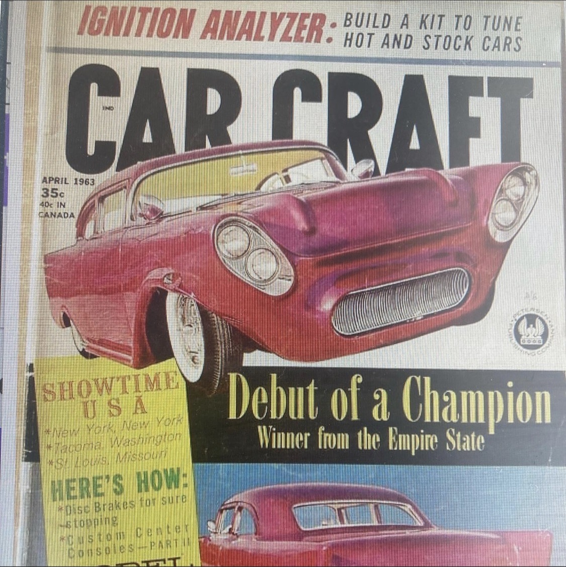 April 1963 Car Craft cover car